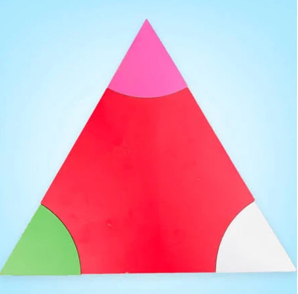 Angle Sum Property of Triangle — math lab activity kit for schools (Triangle Concepts)