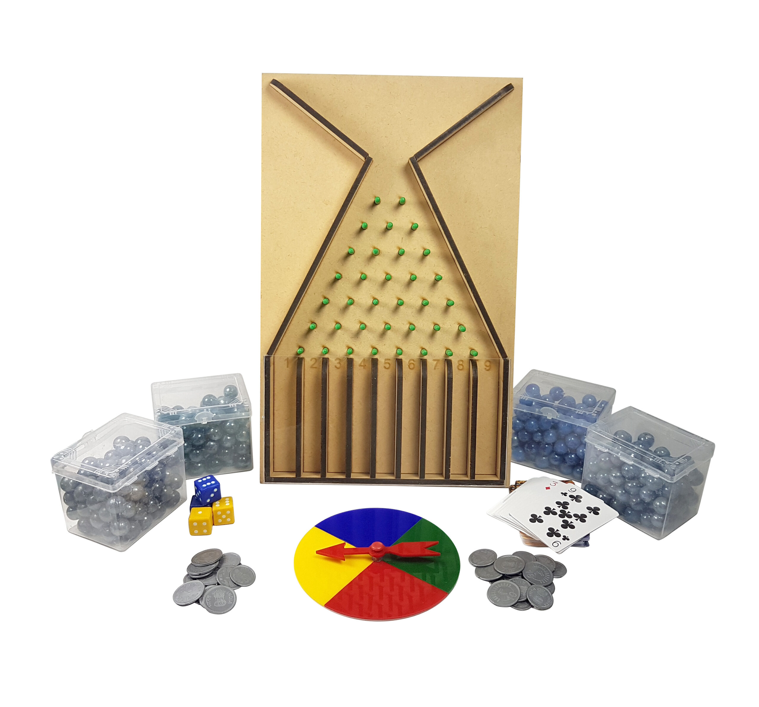 Probability kit for school math lab
